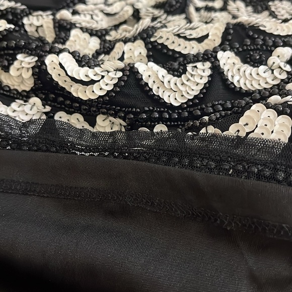 ASOS | New Haley sequin & beaded short romper Halter neckline Women’s size 14 - Picture 10 of 14